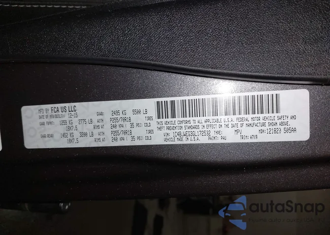 1C4BJWEG3GL172532: 42205994