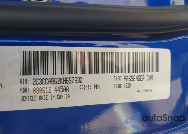 2C3CCABG2KH697632: 42205333