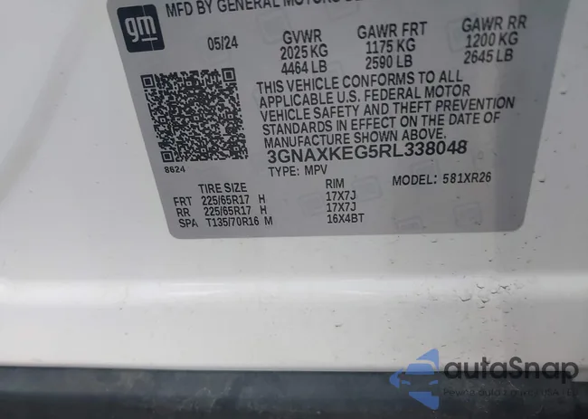 3GNAXKEG5RL338048: 42205364