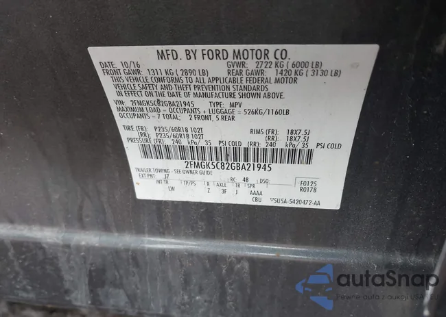 2FMGK5C82GBA21945: 42206498