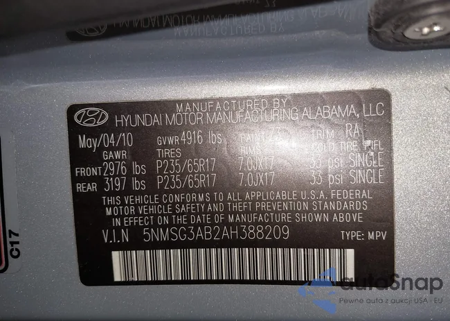 5NMSG3AB2AH388209: 42206561