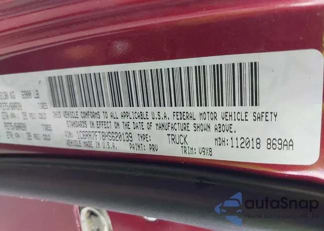 1C6RR7FT8HS620139: 42206586