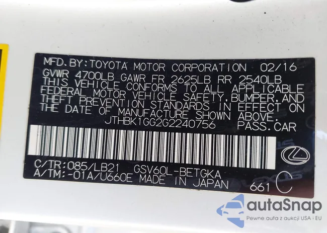 JTHBK1GG2G2240756: 42206724