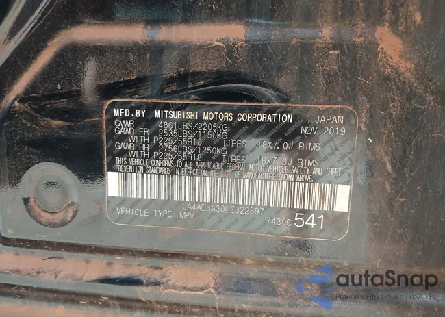 JA4AD3A30LZ022397: 42206829