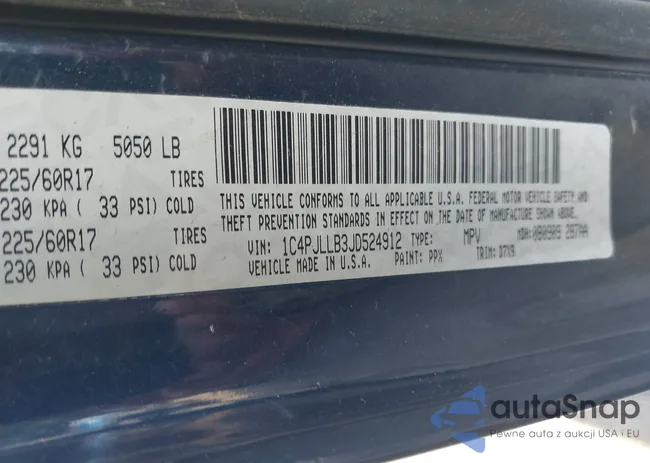 1C4PJLLB3JD524912: 42206881