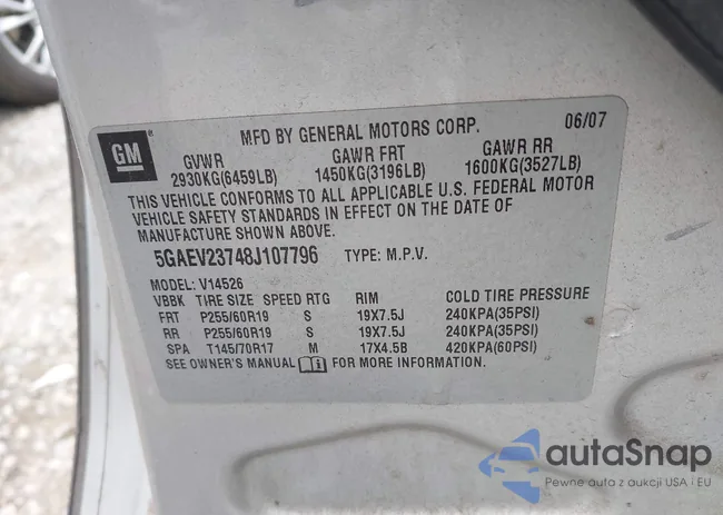 5GAEV23748J107796: 42206896