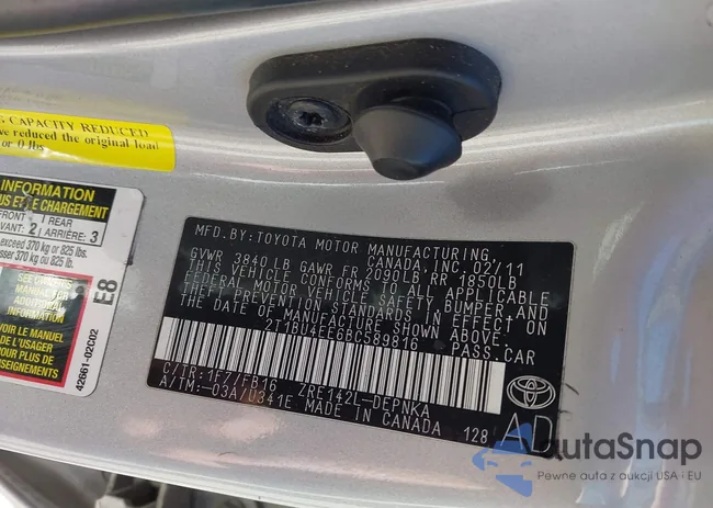 2T1BU4EE6BC589816: 42206959