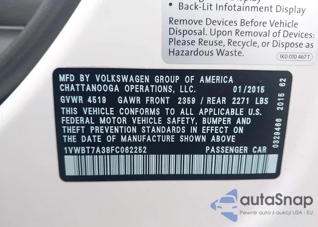 1VWBT7A38FC062252: 42206024