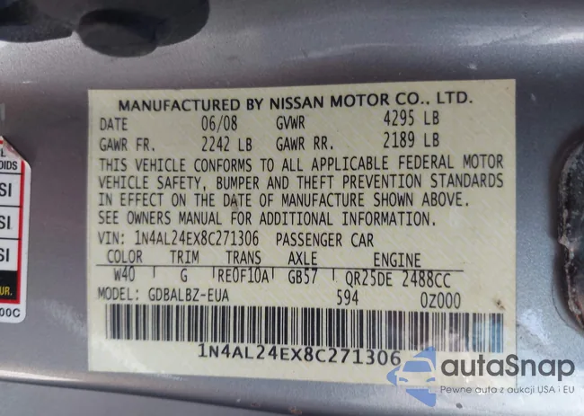 1N4AL24EX8C271306: 42206031