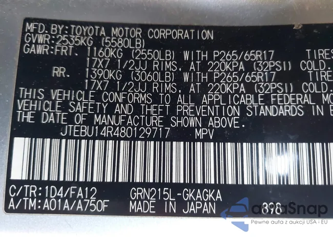 JTEBU14R480129717: 42206387