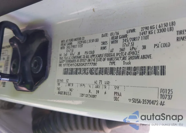 1FTEW1C82GKD77780: 42206407