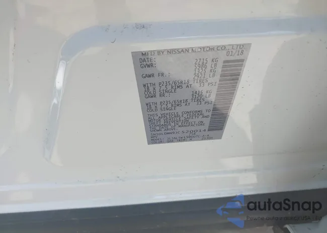 5N1DL0MN9JC520014: 42207681