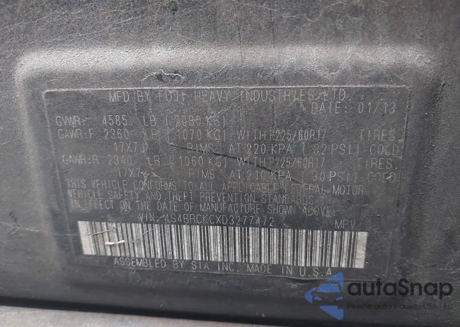 4S4BRCKCXD3277472: 42207826