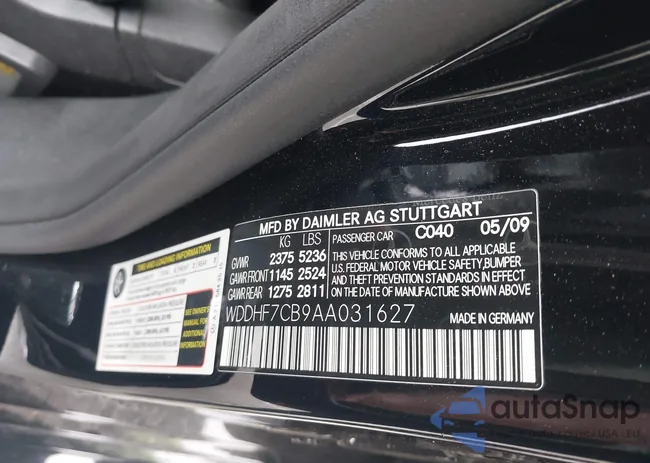 WDDHF7CB9AA031627: 42207033