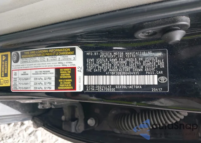 4T1BK3DB3BU404935: 42208487