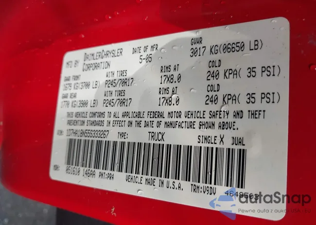 1D7HA18N55S333267: 42208520