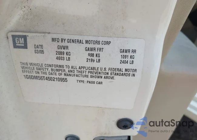 1G6DM56T450210955: 42208524