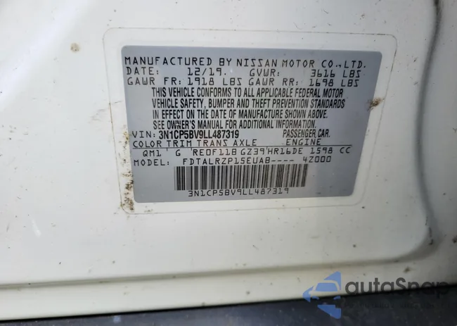 3N1CP5BV9LL487319: 42208709