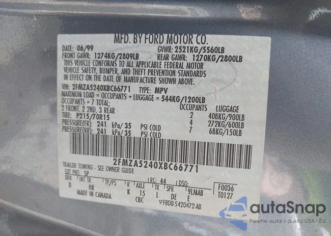 2FMZA5240XBC66771: 42208716