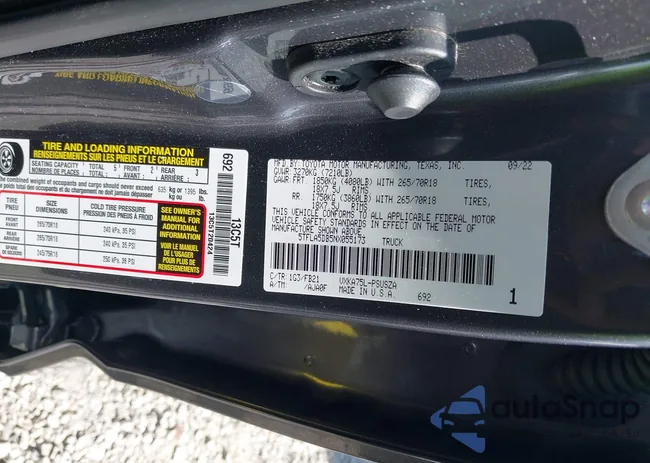 5TFLA5DB5NX055173: 42208790