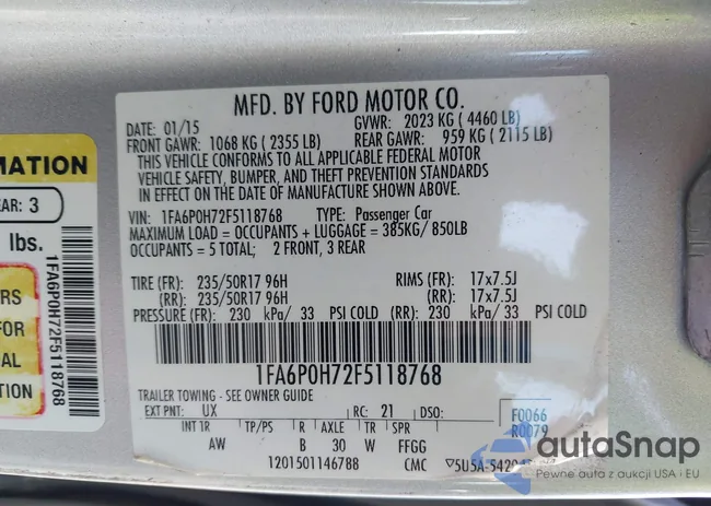 1FA6P0H72F5118768: 42208903