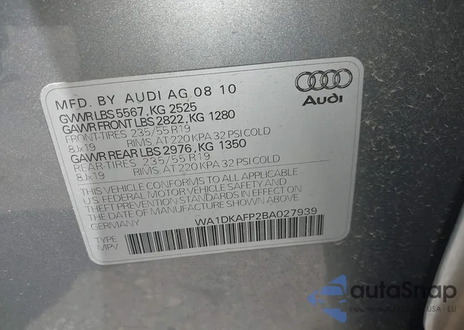 WA1DKAFP2BA027939: 42208934