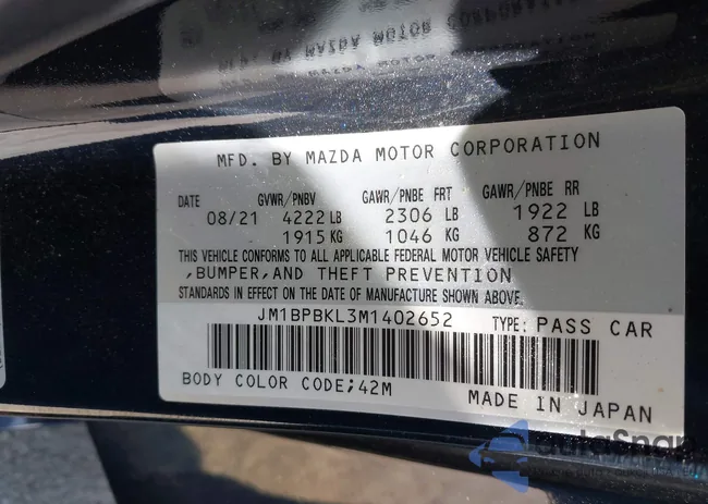 JM1BPBKL3M1402652: 42208110