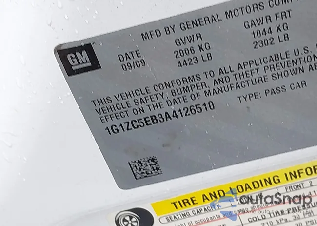 1G1ZC5EB3A4126510: 42209724