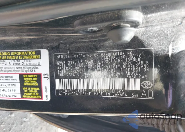 2T1BU4EEXAC495713: 42209826