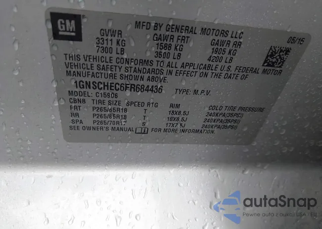 1GNSCHEC6FR684436: 42209944