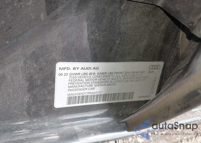 WAUH3DGY7PA033737: 42209171