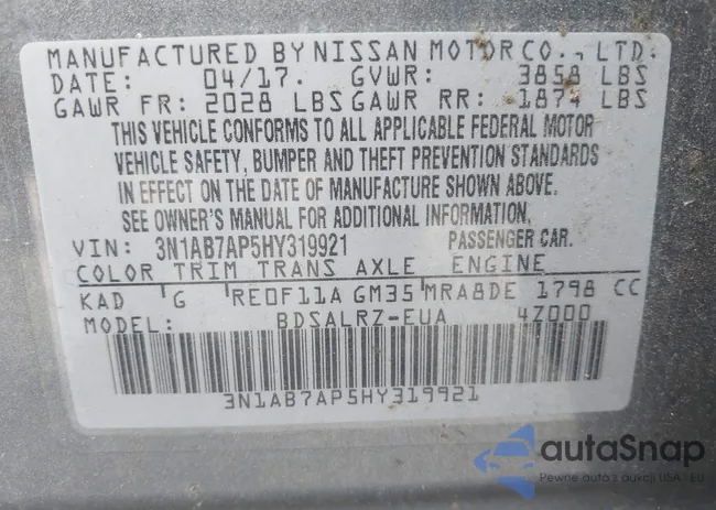 3N1AB7AP5HY319921: 42209240