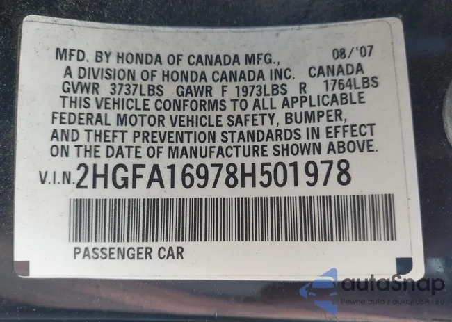 2HGFA16978H501978: 42209258