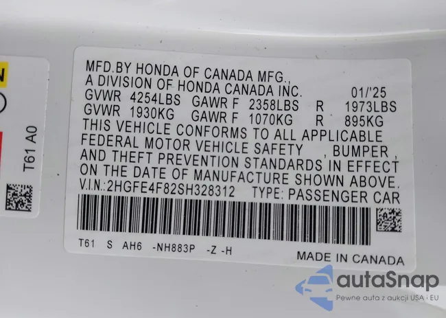 2HGFE4F82SH328312: 42209339