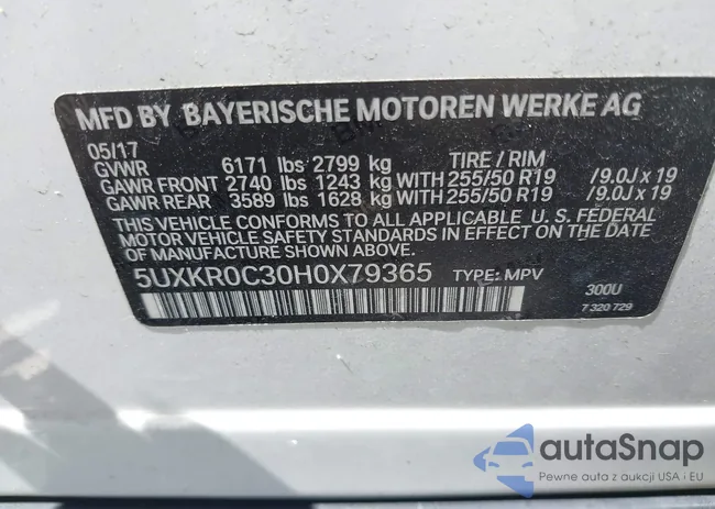 5UXKR0C30H0X79365: 42209393