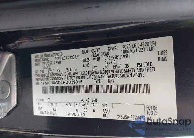 1FMCU0GD4HUD39015: 42210631