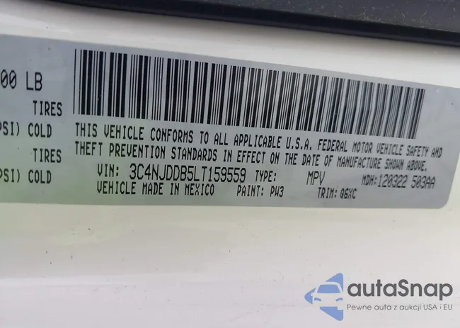 3C4NJDDB5LT159559: 42210689