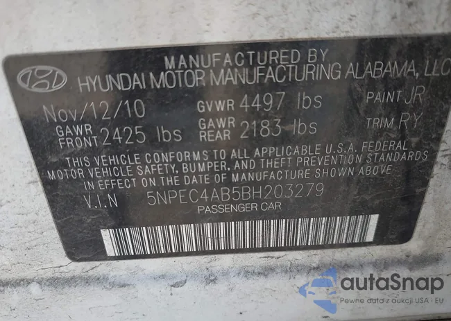 5NPEC4AB5BH203279: 42211014