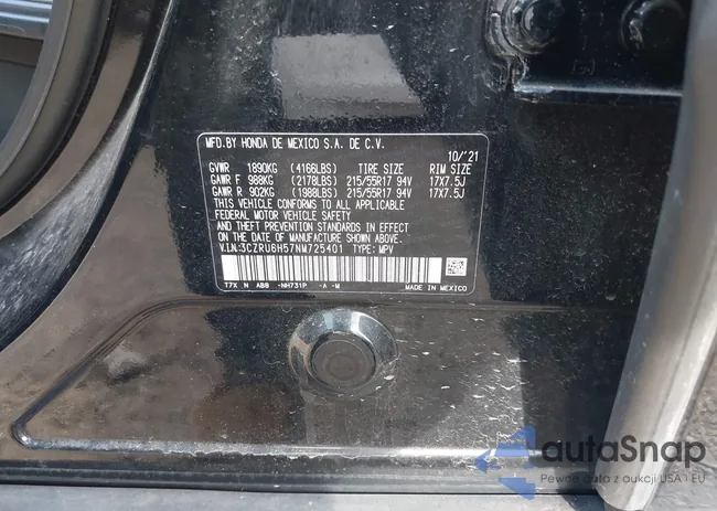 3CZRU6H57NM725401: 42210055