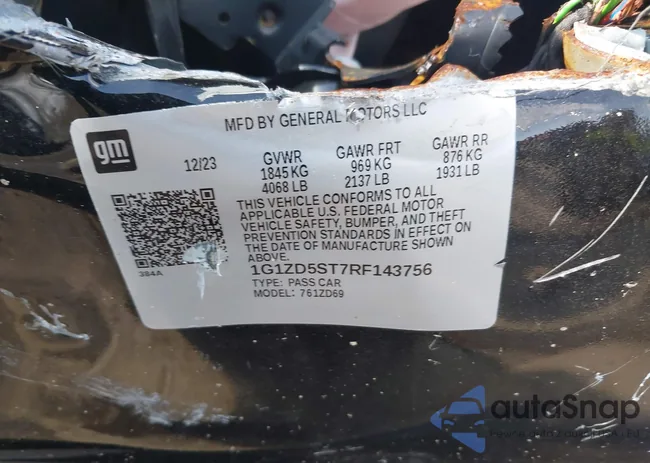 1G1ZD5ST7RF143756: 42210071