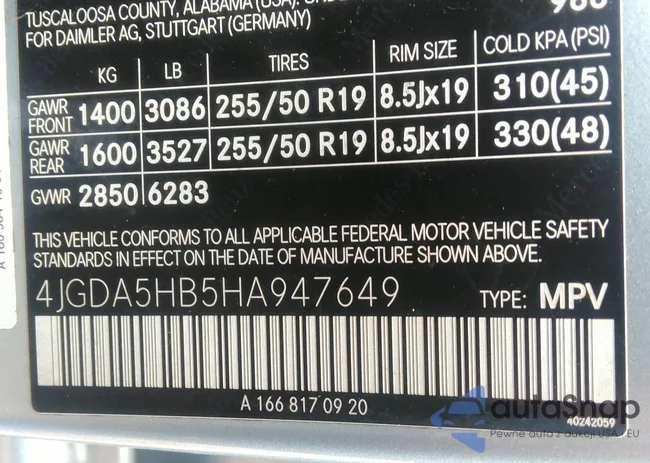 4JGDA5HB5HA947649: 42211743