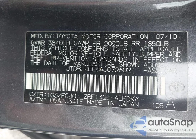 JTDBU4EE6AJ072602: 42211785