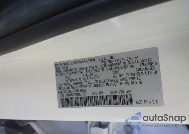 7MMVABEY9RN207368: 42211942