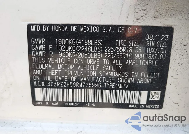 3CZRZ2H59RM725996: 42212460