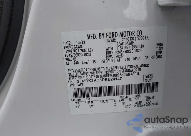 2FMDK3KC5DBE24147: 42212851