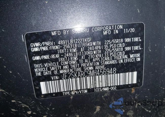 JF2SKARC9MH456948: 42212852