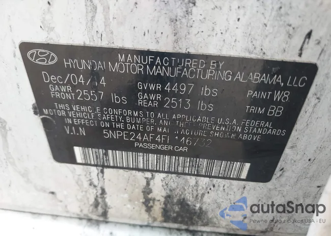 5NPE24AF4FH146732: 42212048