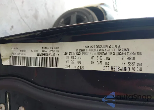 2C3KA43D09H517498: 42213511