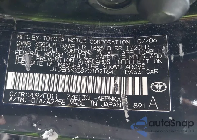 JTDBR32E870102164: 42213578