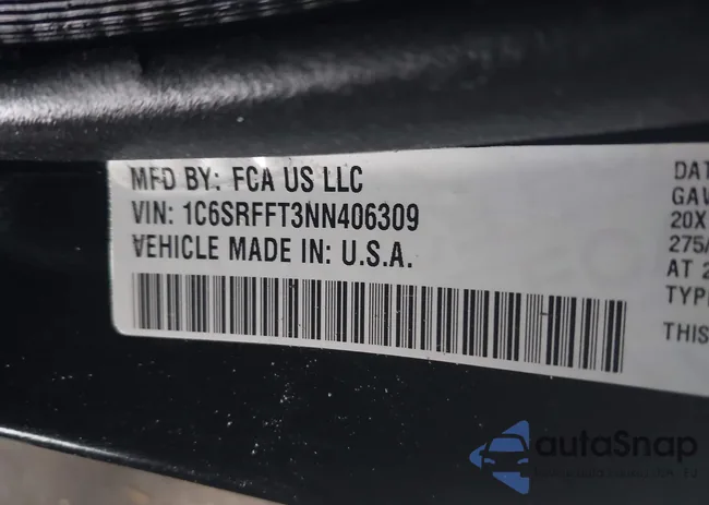 1C6SRFFT3NN406309: 42213643